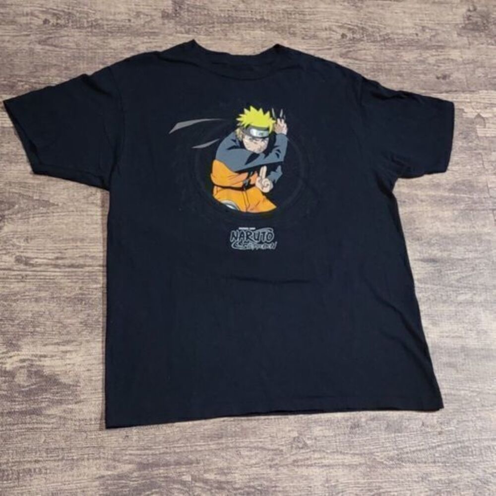 Shonen Jump Naruto Shippuden by Ripple Junction Black Anime T Shirt Sz‎ L - Picture 2 of 8